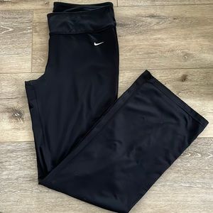 Nike wide leg yoga pants